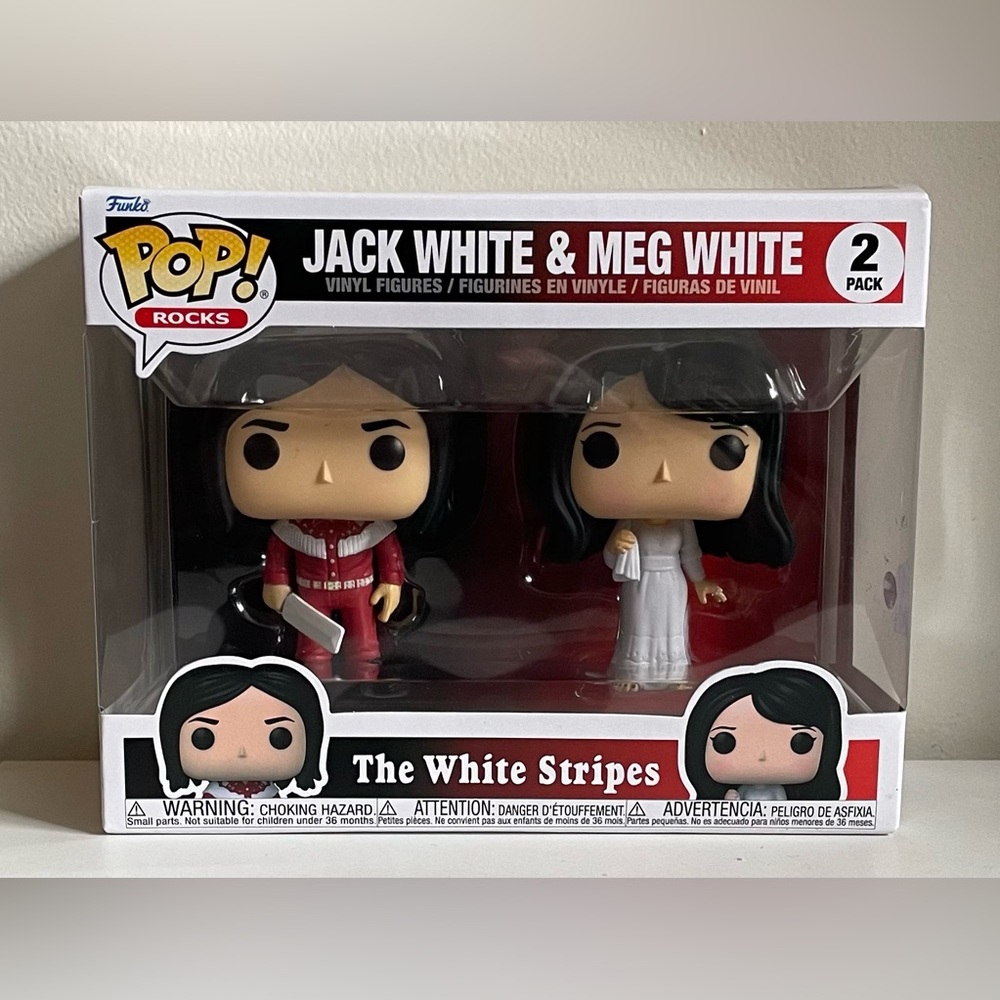 The Funko Pop! Rocks The White Stripes 2-Pack is a set of two vinyl figures TOYS